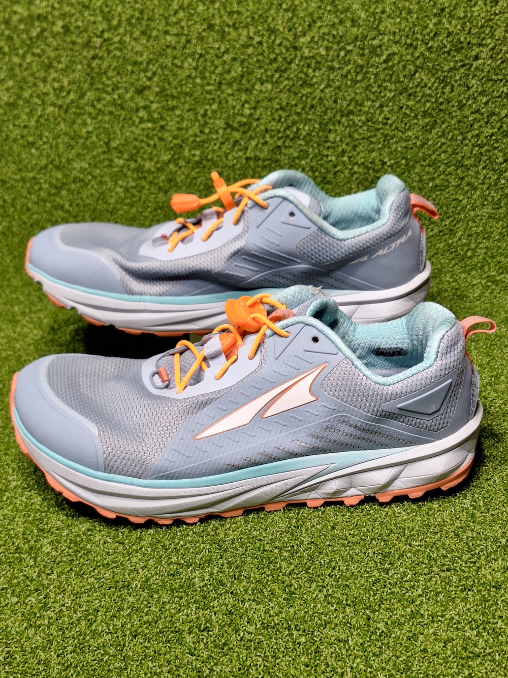 Altra Timp 3 Women's Size 9.5 Trail Running Shoes Blue Foot Shape Review Pics